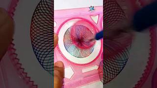 spirograph 😲❤ art drawing colour art spirograph satisfying artandcraft drawing [upl. by Adrien230]