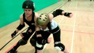 How to Lateral Hip CheckWrapHook in Roller Derby [upl. by Orel]