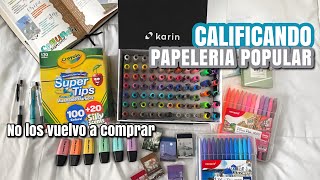 Papelería que NO compraría de nuevo🔥  Comparando y Calificando Papelería Popular [upl. by Nai]