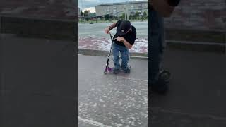 automobile scooter самокат skate скут skateboarding рекомендации skatepark memes рек [upl. by Akiwak]