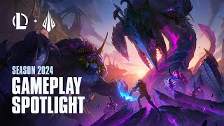 Season 2024 Gameplay Spotlight  League of Legends [upl. by Nnaylloh]