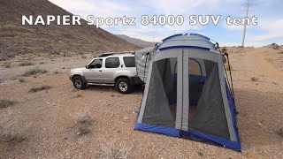 Convert your SUV into a base camp with 2 rooms  NAPIER Sportz 84000 SUV tent [upl. by Porcia]