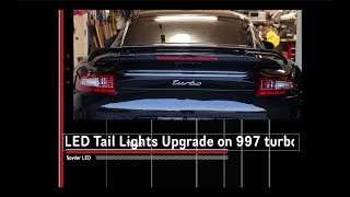 Inexpensive LED Tail Lights Upgrade on my Porsche 997 turbo [upl. by Verney]