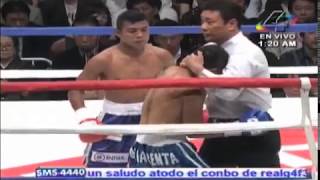 Pelea Roman Gonzalez Nic vs Oscar Blanquet Mex  Prodesa  Teiken [upl. by Shutz772]