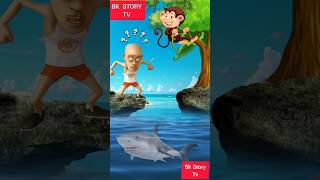 Odia cartoon magar machh odia gapa storyshorts bkstorytv [upl. by Elbam]