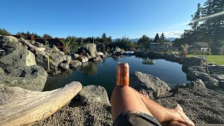 DIY Comox BC recreation swim pond [upl. by Rip]