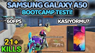 Samsung Galaxy A50 Bootcamp TestiKasıyormu Pubg Mobile [upl. by Spiros]