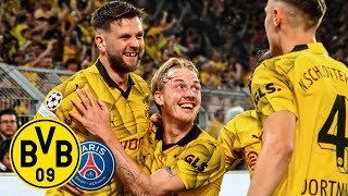 Borussia Dortmund 10 Paris St Germain  All Goals amp Highlights  UEFA Champions League [upl. by Pazia]