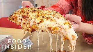 How Dominos Makes Its Pizza  Food Insider [upl. by Ahsehat445]