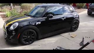 The F56 Mini Cooper S gets Coilovers [upl. by Yesnel]