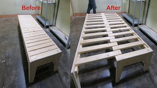 DIY Space Saving Sofa Bed  Design Ideas Woodworking Project Smart Furniture [upl. by Nave]