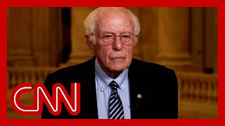 Hear Sen Bernie Sanders’ reaction to Biden’s speech [upl. by Rehctaht329]