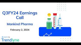 Mankind Pharma Earnings Call for Q3FY24 [upl. by Sahc186]