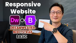 Responsive Website Design  Adobe Dreamweaver Bootstrap basic [upl. by Weikert573]