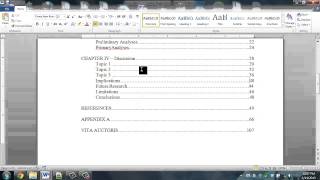 Dissertation Help How to format your Table of Contents [upl. by Noryahs662]