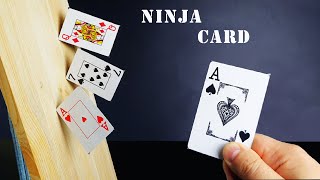 Ninja Card How to make Ninja Cards [upl. by Alaj]