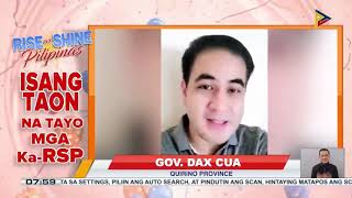 Quirino Province Gov Dax Cua [upl. by Kinson]