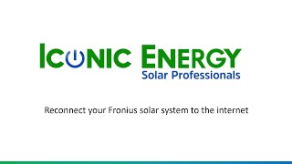 How To Connect a Fronius Solar Inverter to WiFi [upl. by Ragas]