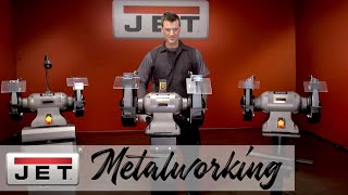 JET Metalworking Bench Grinders Demo [upl. by Narra]