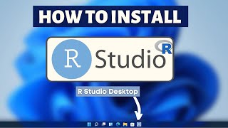 How to download R and install Rstudio on Windows 11  R Studio Installation Tutorial [upl. by Ijies]