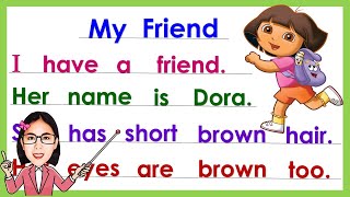 Reading Lesson  Dora  Short story  Practice reading  Reading tutorial [upl. by Alla51]