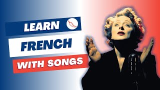 Learn passé composé amp imparfait with Edith Piaf Eddy Mitchell  Learn French with songs [upl. by Odnanreh284]