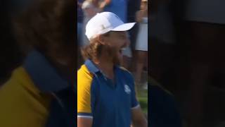 Tommy Fleetwood WINS the Ryder Cup for Europe 🤩 [upl. by Niamart821]