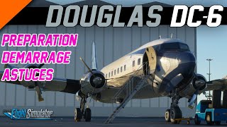 FlightSimulator 2020 ● DC6 PMDG Démarrage et préparation FS2020 DC6 MSFS [upl. by Starlene]