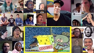 YTP  SpongeBob Paint Poisoning Reaction Mashup [upl. by Luing]