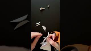 Paper cutting snowflakesMandala papercraft paperideas shubhart shubscreations craftideas [upl. by Attwood]