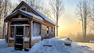 Snow Storm Slams Off Grid Cabin 17 Inches In 36 Hours [upl. by Jae]