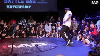 LARRY LES TWINS vs NEPTUNE  Battle BAD 2018  HIPHOP SEMI FINAL [upl. by Barstow778]