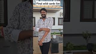 Bigg Boss 8 Telugu Final wild Cards list by Adi Reddy [upl. by Carmelle]