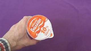 Unboxing and test of Lactima Balkan Strained 10 Yogurt [upl. by Hiltan]