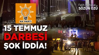 ŞOK İDDİA quotHÜKÜMET 15 TEMMUZ DARBESİNİ 4 AY ÖNCEDEN BİLİYORDUquot [upl. by Aniakudo]