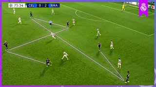 BEAUTIFUL TEAM GOAL by Hazard  Celtic  Real Madrid [upl. by Oznecniv]