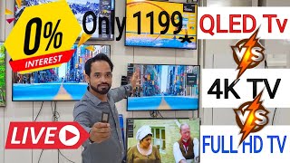 what is the difference full HD vs 4k TV and QLED TV [upl. by Atig198]