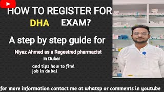 HOW TO REGISTER FOR DHA EXAM A TO Z INFORMATOIN FOR DUBAI JOB [upl. by Sanson364]