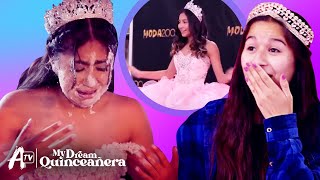 Cake in Her Face on Her Quince  My Dream Quinceanera BEST Moments [upl. by Featherstone]