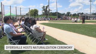 Dyersville hosts naturalization ceremony [upl. by Eelra500]