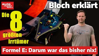 Formel E Darum war das bisher nix für MotorsportFans  Bloch erklärt 205  auto motor und sport [upl. by Liahkim927]