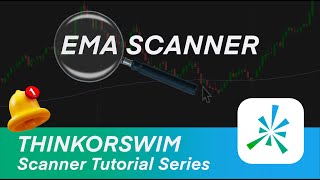 EMA Scanner Exponential Moving Average  Thinkorswim [upl. by Quiteria930]