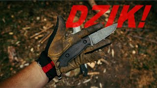 DZIK z Włóczykijem handmade knife bushcraft [upl. by Riess]