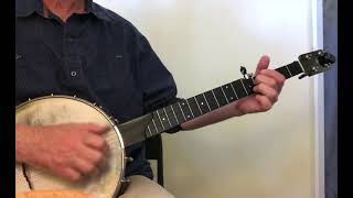 The Blackest Crow  clawhammer banjo with tablature [upl. by Oriole648]