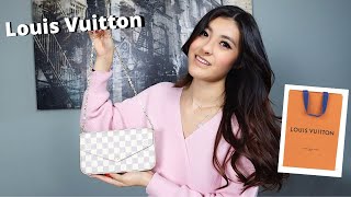 LOUIS VUITTON Felicie Pochette UNBOXING  REVIEW [upl. by Elleirda]