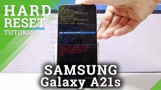 SAMSUNG Galaxy A21s Remove Screen Lock  Hard Reset Tutorial [upl. by Dirtsa818]