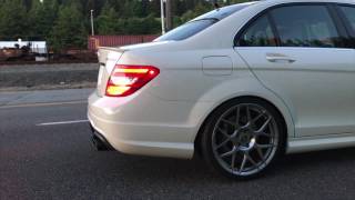 Mercedes C63 W204 Agency Power Headers with Meisterschaft Exhaust [upl. by Meihar]