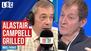 Nigel Farage interviews Alastair Campbell [upl. by Chico391]