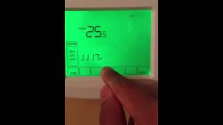 Honeywell thermostat RTH 8500 [upl. by Yemrots]