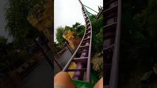 Velociraptor Junior Boomerang paultonspark velociraptor vekoma rollercoaster springonshorts [upl. by Craner390]